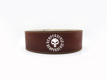 13MM LEVER BELT BUNDLE - BROWN CRACKS BELT AND BLACK BUCKLE