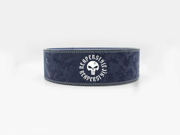 13MM LEVER BELT BUNDLE - BLUE CAMO BELT AND BLACK BUCKLE